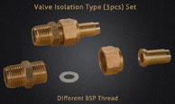 Valve Isolation Type (3Pcs) Set